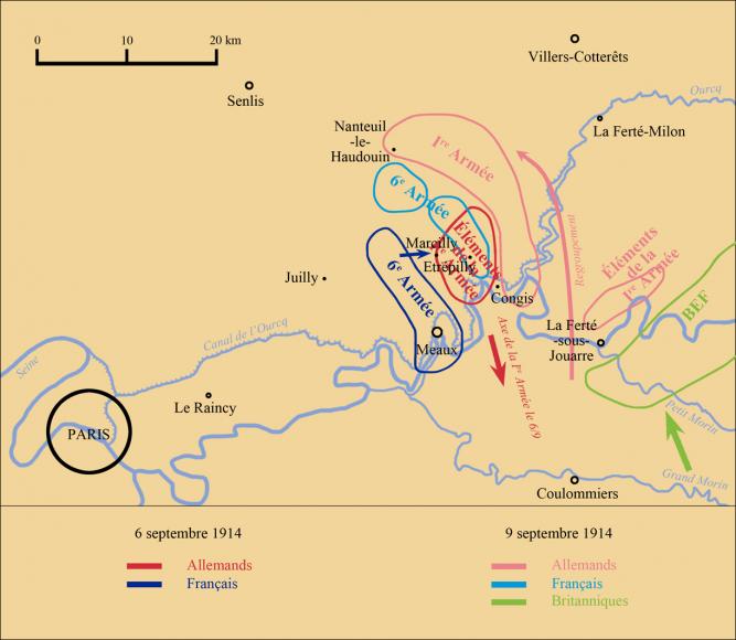 Bataille de la Marne ? L'Ourcq ? 6-9 septembre 1914 © Ministère de la défense/SGA/DMPA/Joëlle Rosello Bataille de la Marne ? L'Ourcq ? 6-9 septembre 1914